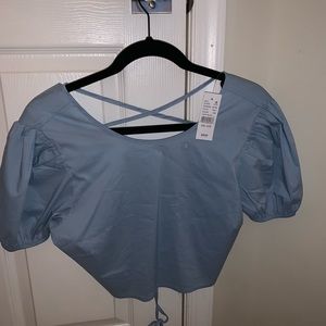 Baby blue top from pacsun size sm